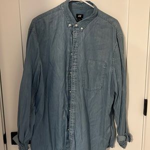 Men’s XL H&M Denim Button Down